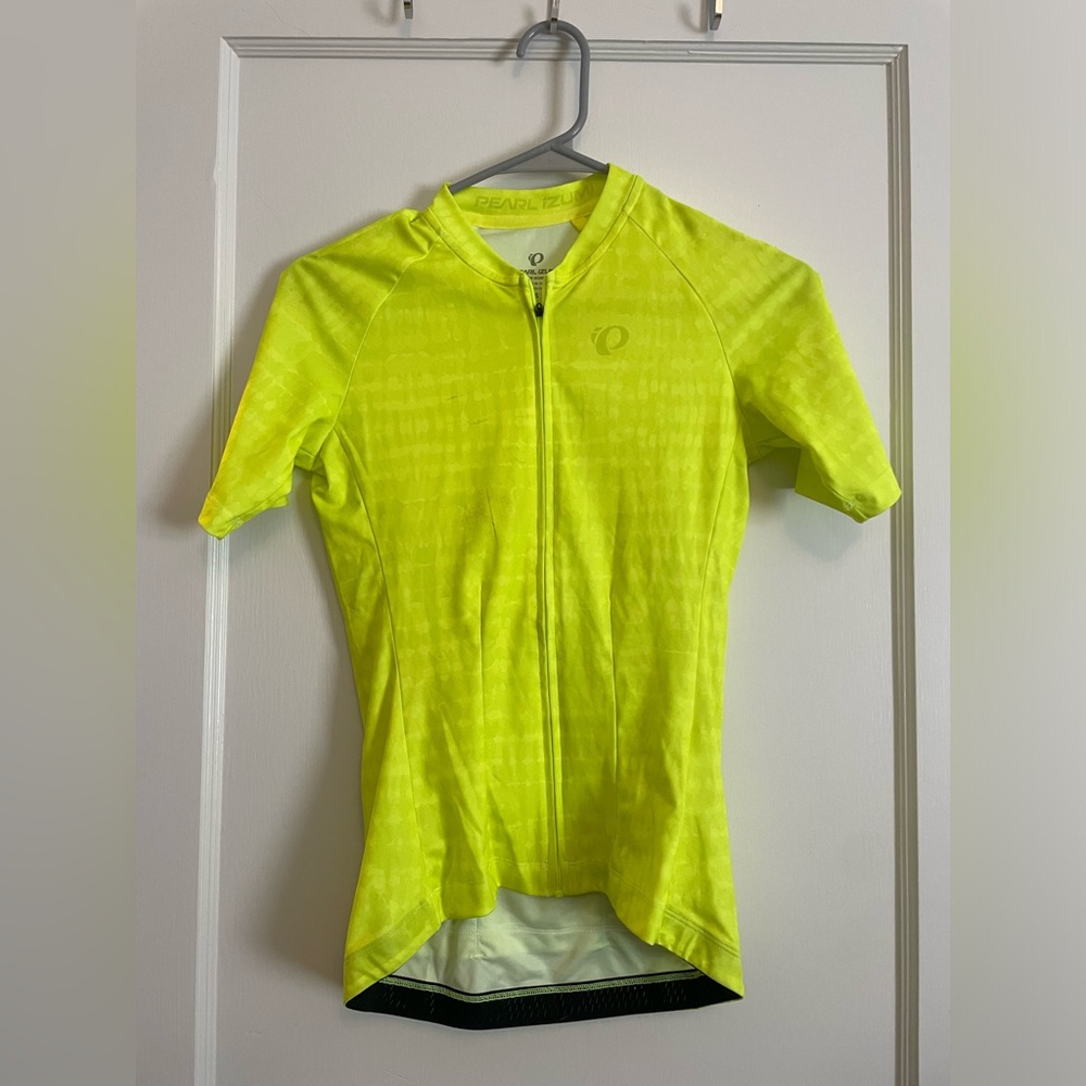 Pearl Izumi jersey size small neon yellow